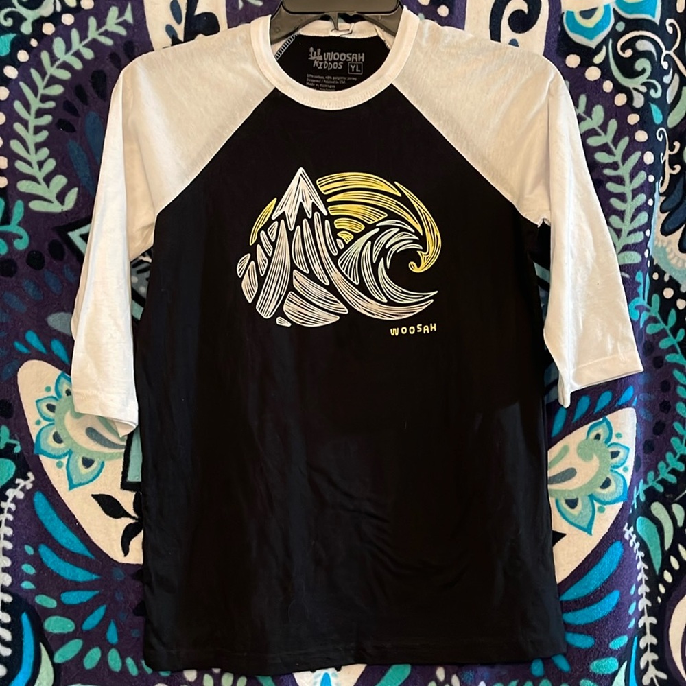NWT Woosah kid’s shirt L